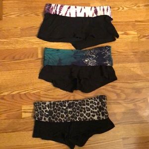 Express Yoga Shorts - three pair